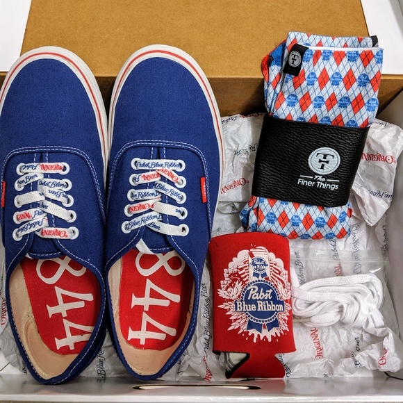 vans pabst blue ribbon shoes